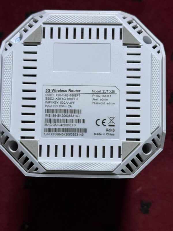 ZLT X28 Ooredoo 5G SIM card support 5g Box opened New WiFi 6 router  unlocked for any carrier any country. - Image 2